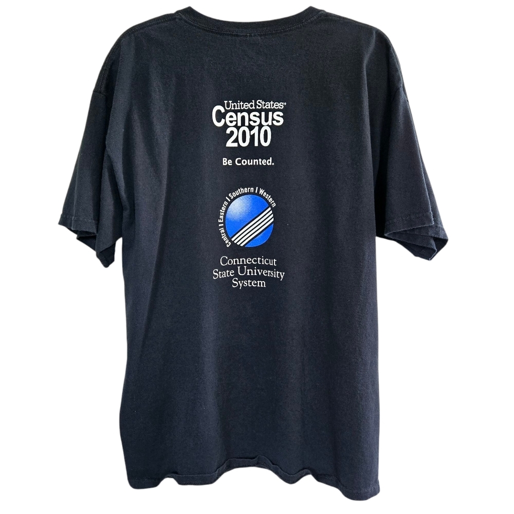 Gildan Connecticut State University T-Shirt Men's Style Size XL Blue Preshrunk